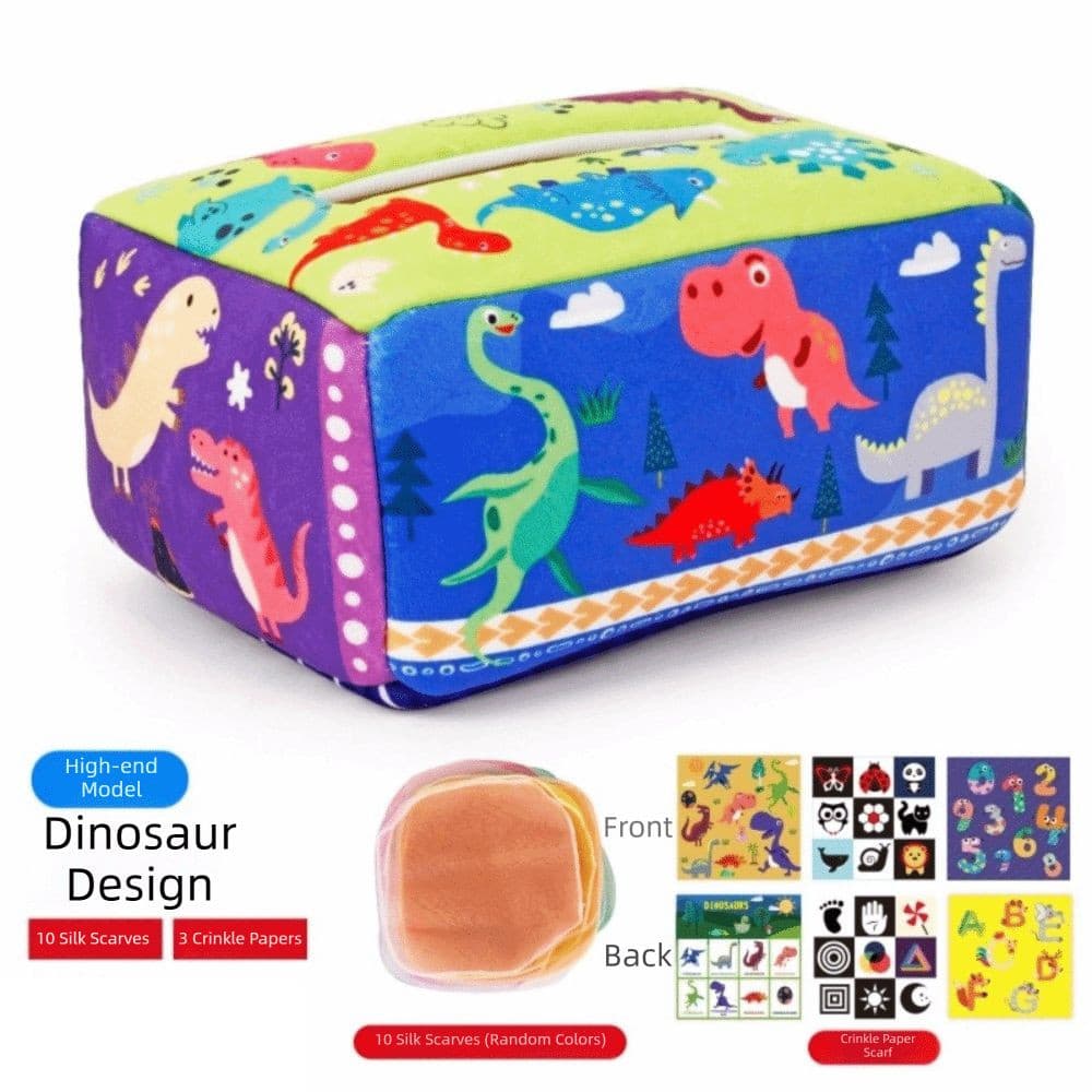 ZHDYEB Brinquedo Montessori Para Bebês , Brinquedos Educativos Interativos Caixa De Tecido , Infantil Treinamento De Hab