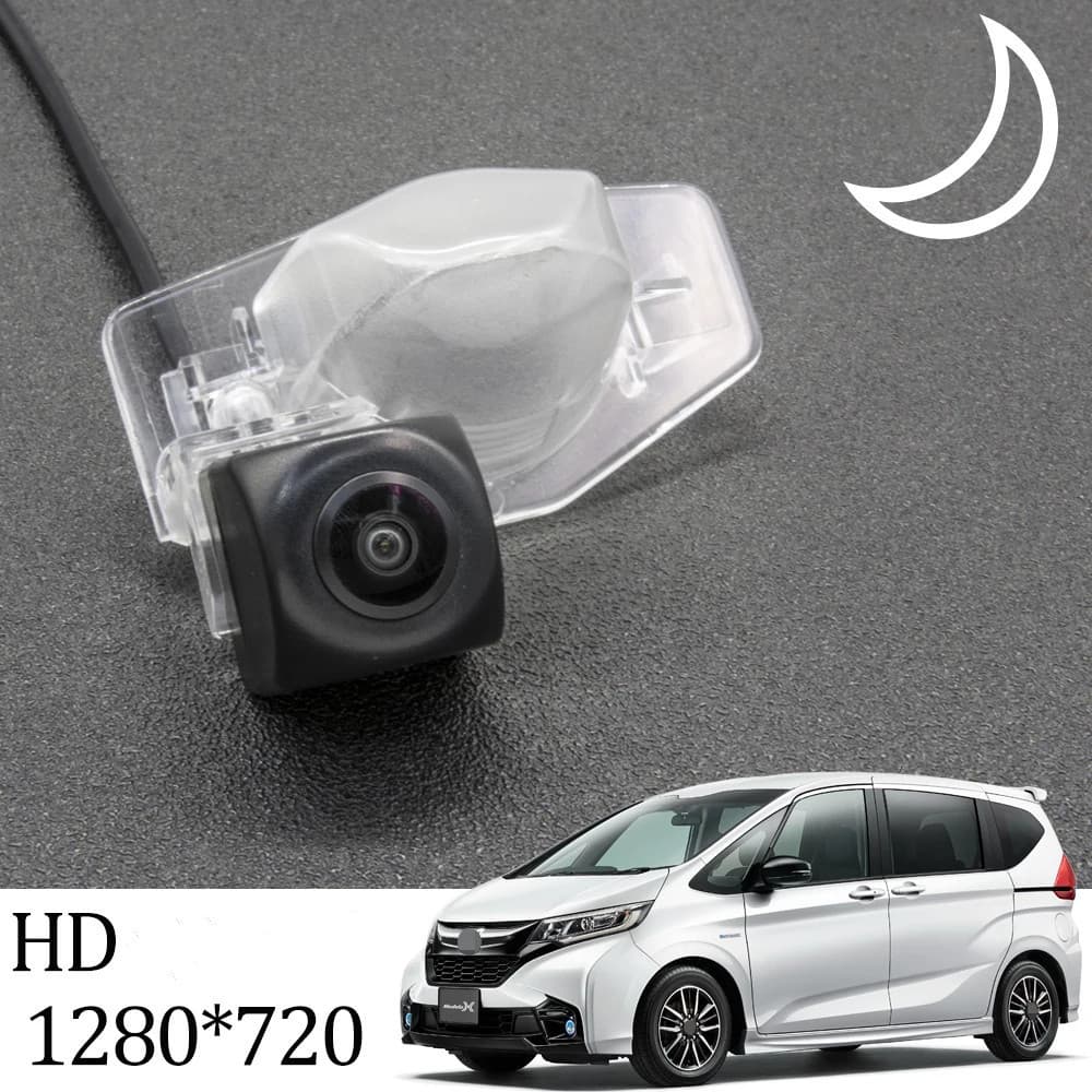 Câmera De Visão Traseira Do Carro 1280 * 720 Para Honda Freed MK1 MK2 (Novo) Freedo II Odyssey CRV Jed
