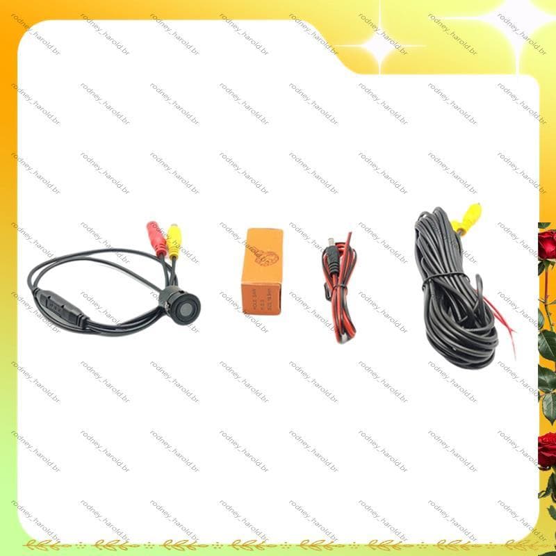 [Entrega Rápida R] Câmera De Backup Reversa HD Para Carro CCD Visão Traseira Embutida Noturna À Prova D'água