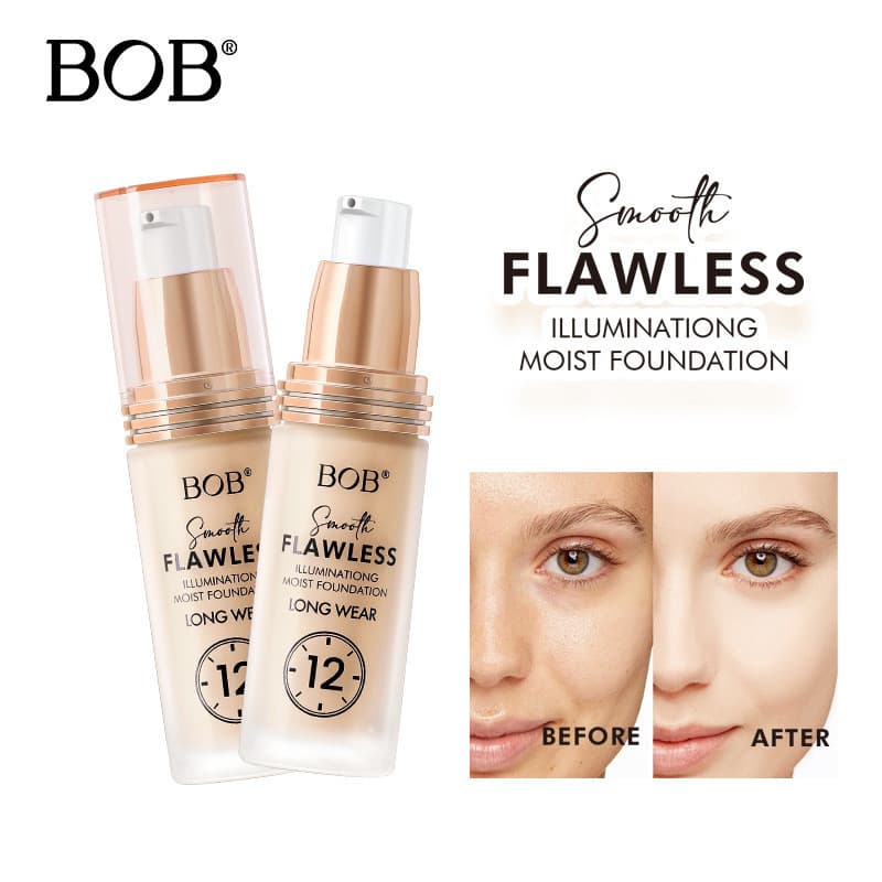 Corretivo de base líquida transparente leve, de longa duração, sem maquiagem, hidratante fosco, creme de base iluminador