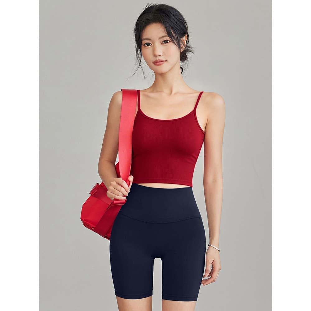Roupa interior esportiva feminina verão 2026 novo estilo roupas de Yoga bela volta camisola colete de Fitness capa seios