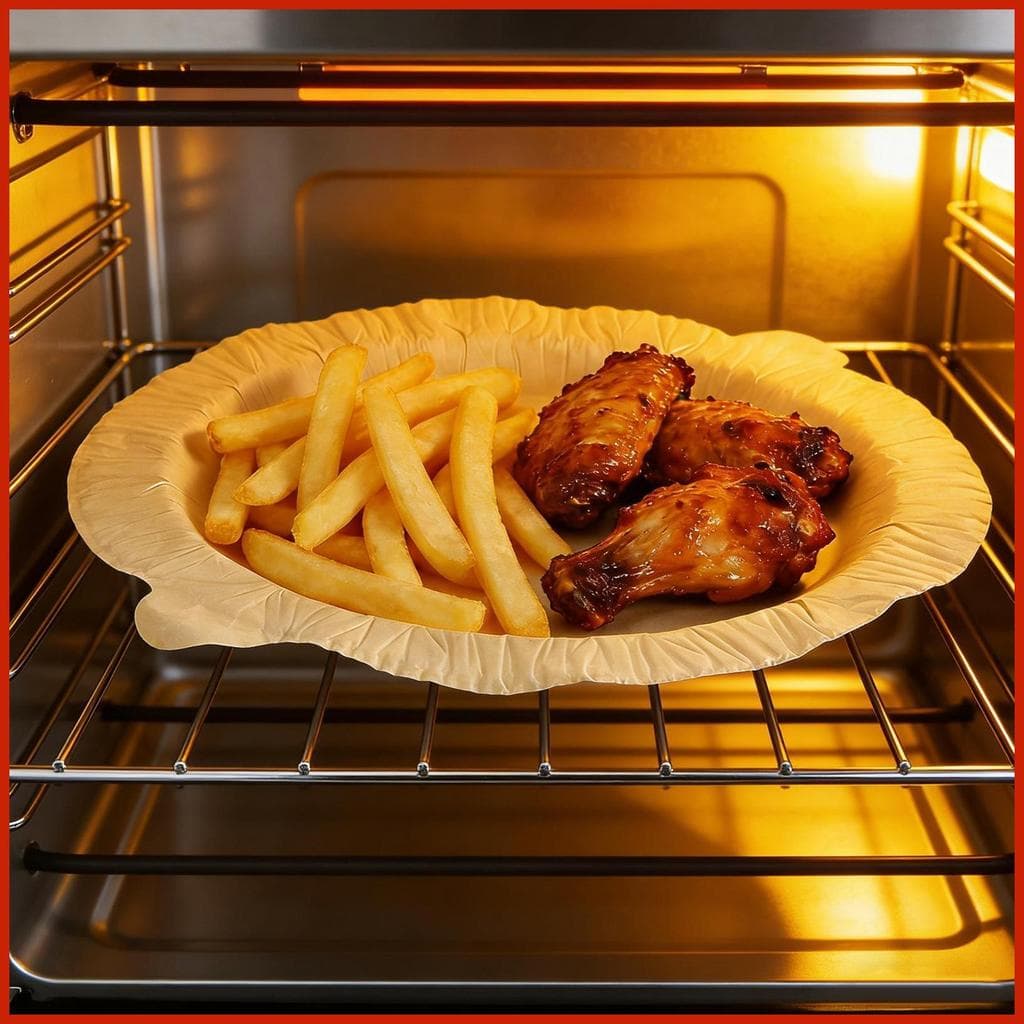 Papel Pergaminho Para Fritadeira A Ar , 20 Peças , Sem Vazamento , À Prova De Óleo , Suprimentos De Cozimento , Forro De