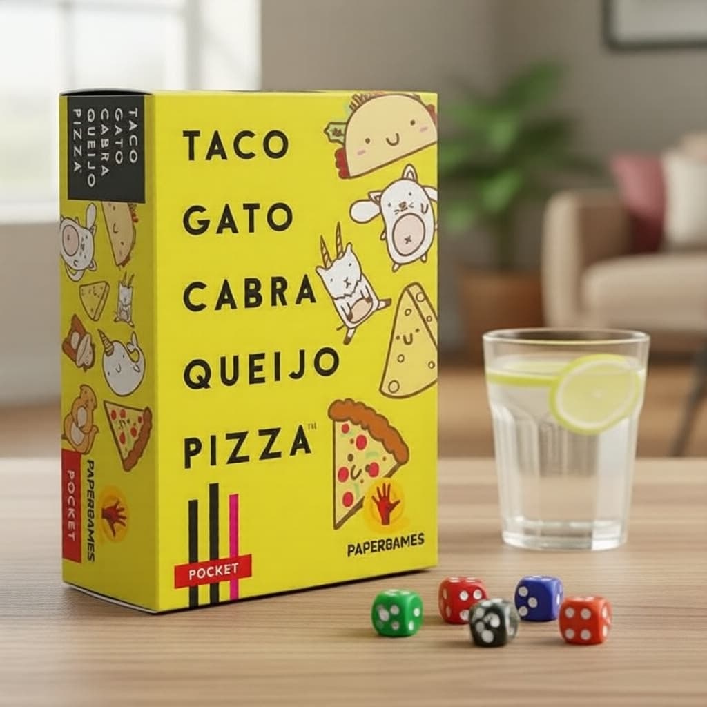 Jogo de cartas Taco Cat Goat Cheese Pizza |     Um jogo divertido para toda a família, um excelente presente para festas