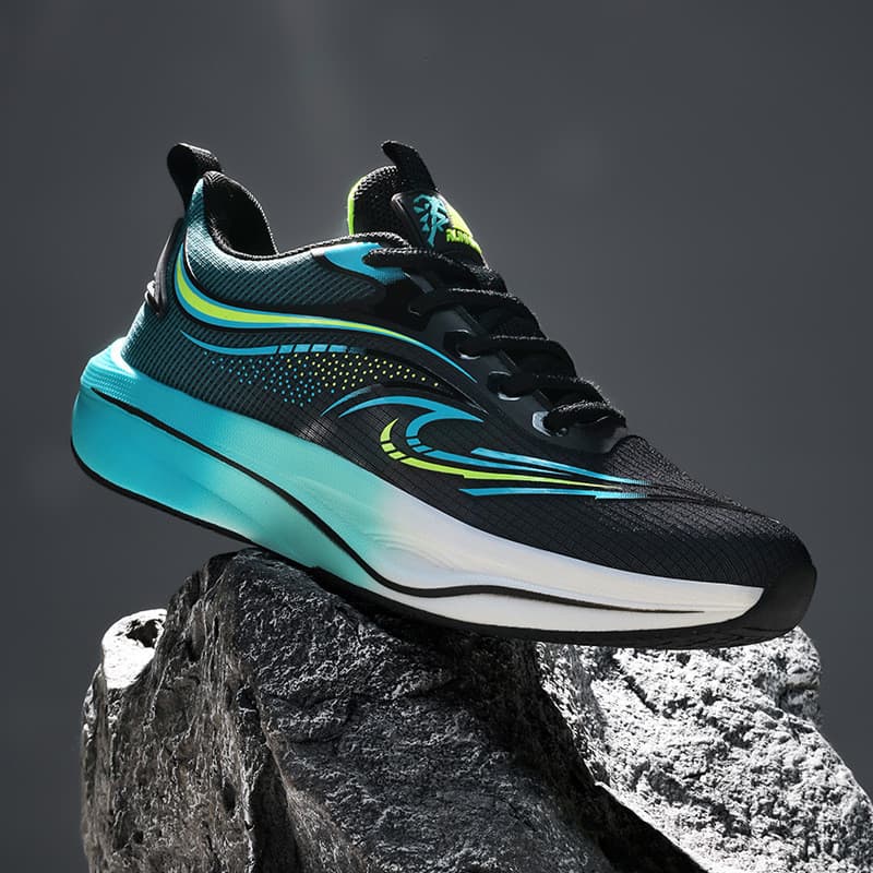 Tênis de corrida profissional masculino malha respirável Ultra-leve sapatos esportivos absorção de choque tênis 3216