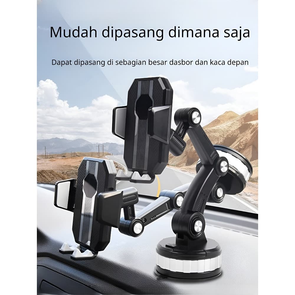 [Forte Fixação] Suporte Celular Automotivo Ventosa Vidro/Painel Para Carro Caminhão