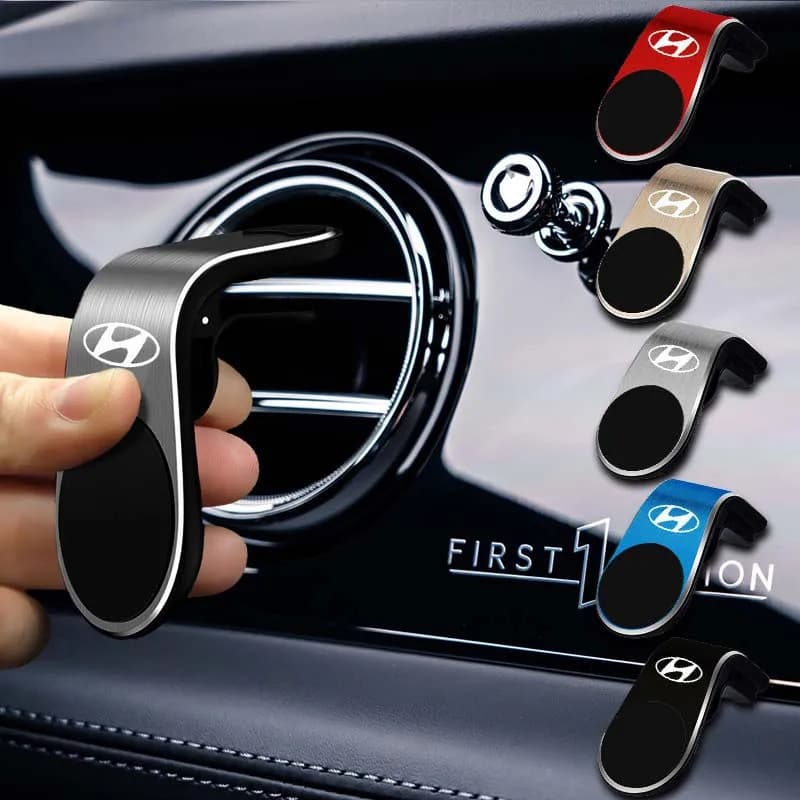 Suporte Magnético para Telefone em Forma de L para Carro, Suporte para Smartphone para Hyundai Matrix Elantra Getz Atos,
