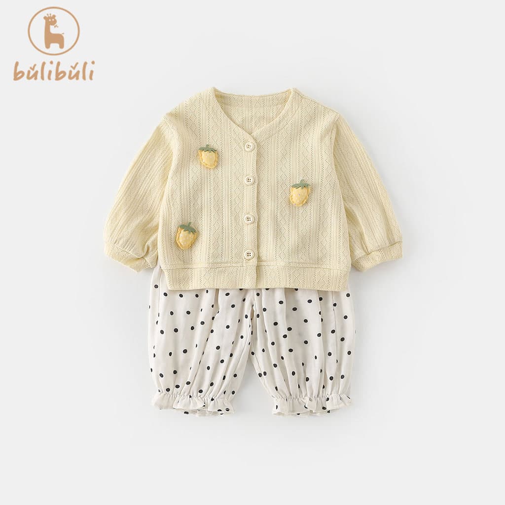 Meninas terno roupas de outono 2026 novo estilo moda menina bebê malha Cardigan calças outono crianças roupas terno de d