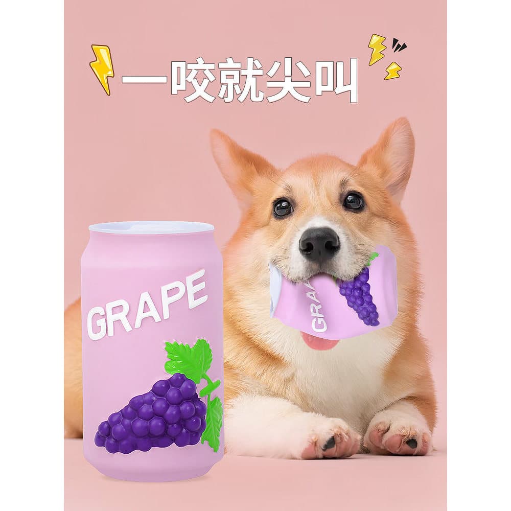 Brinquedo para cachorro garrafa de frutas pequeno tamanho médio Golden Retriever brinquedo para cachorro Molar som resis