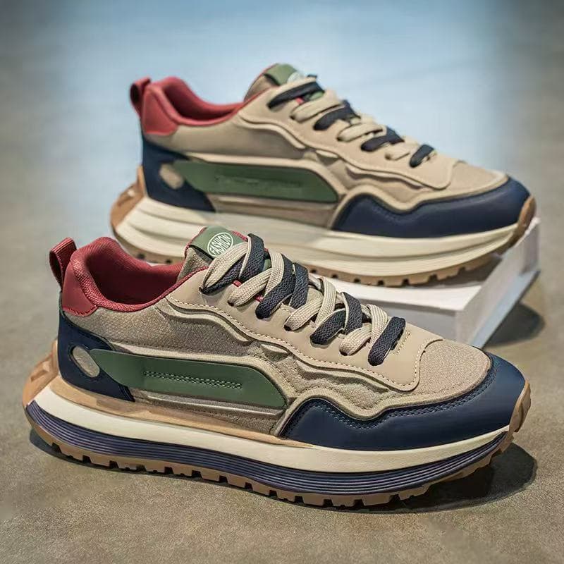 Tênis esportivos casuais masculinos para a primavera, estilo Hong Kong, tênis de alto valor, novo modelo. CQPX