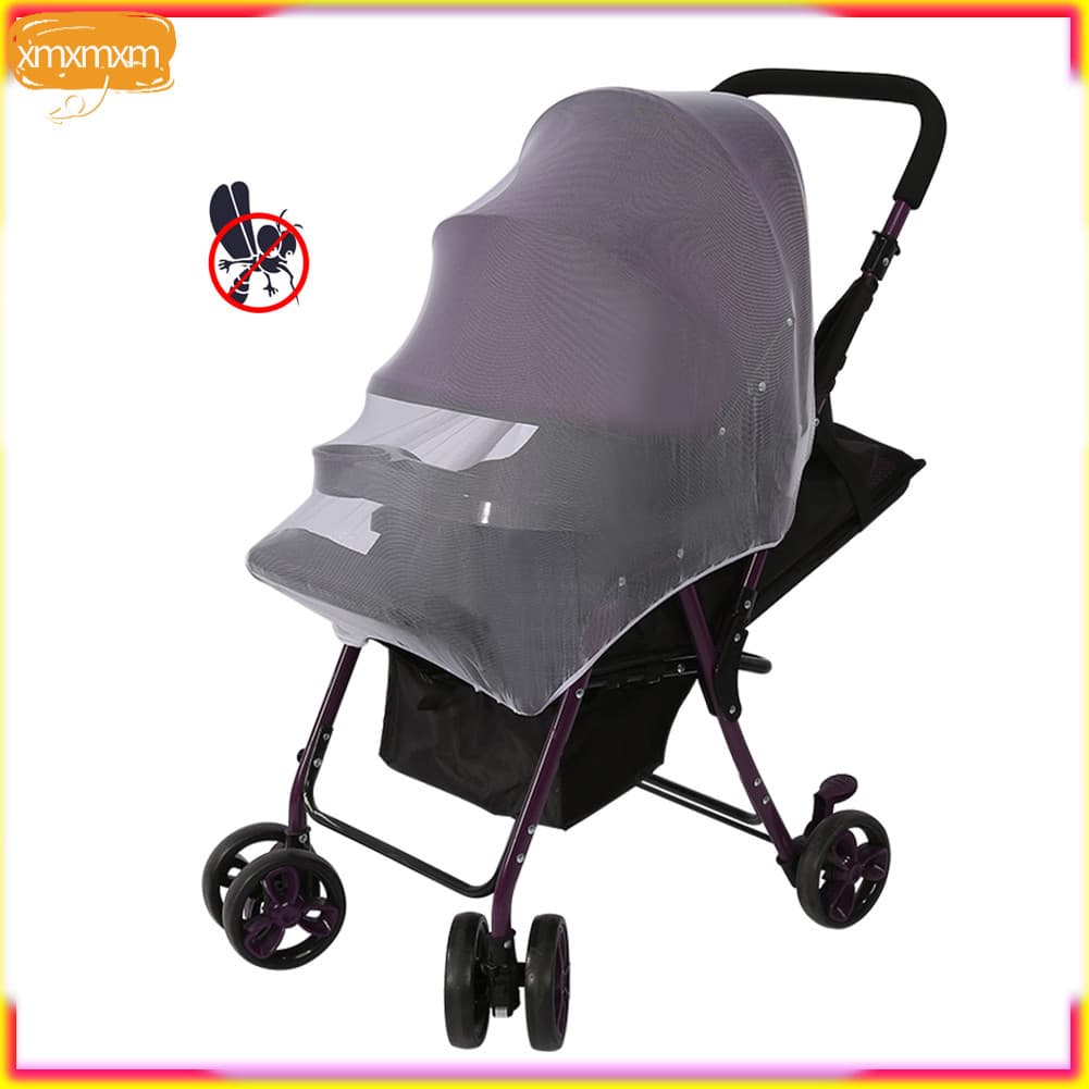 Xmxmxm.br Rede mosquiteira para carrinho de bebê Protetor de carrinho de bebê Fly Insect Capa de carrinho de malha fina
