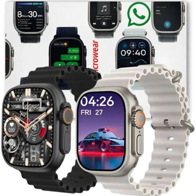 Smartwatch Ultra 5 Microwear Serie 11 Relogio U5 Resnponde Whatsapp Chat GPT Relogio Lançamento 