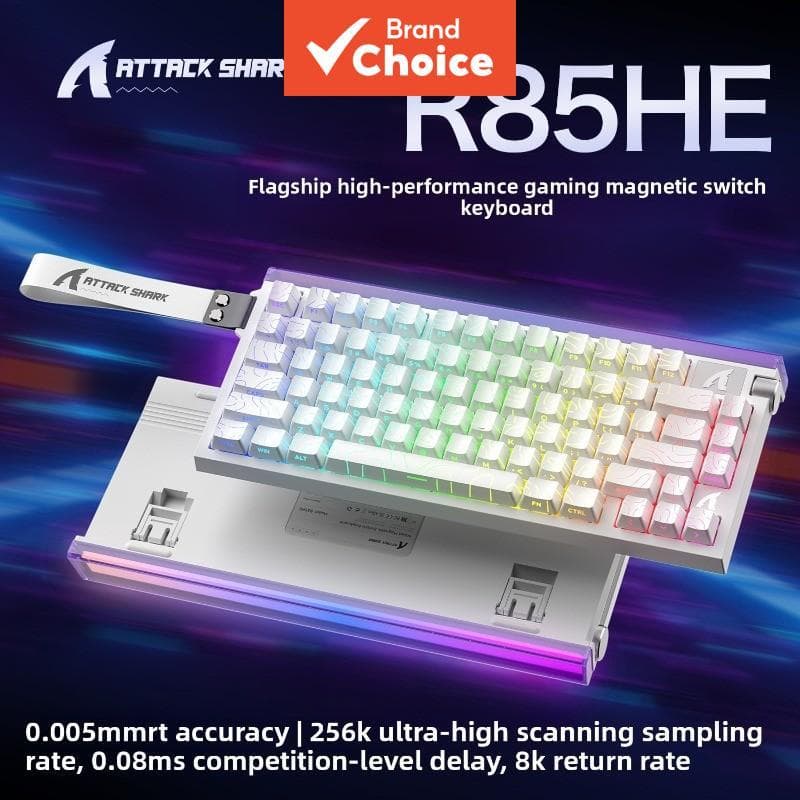 ATTACK SHARK R85HE Teclado Mecânico Compacto De 85 Teclas De Trabalho Para Jogos PC Laptop Desktop