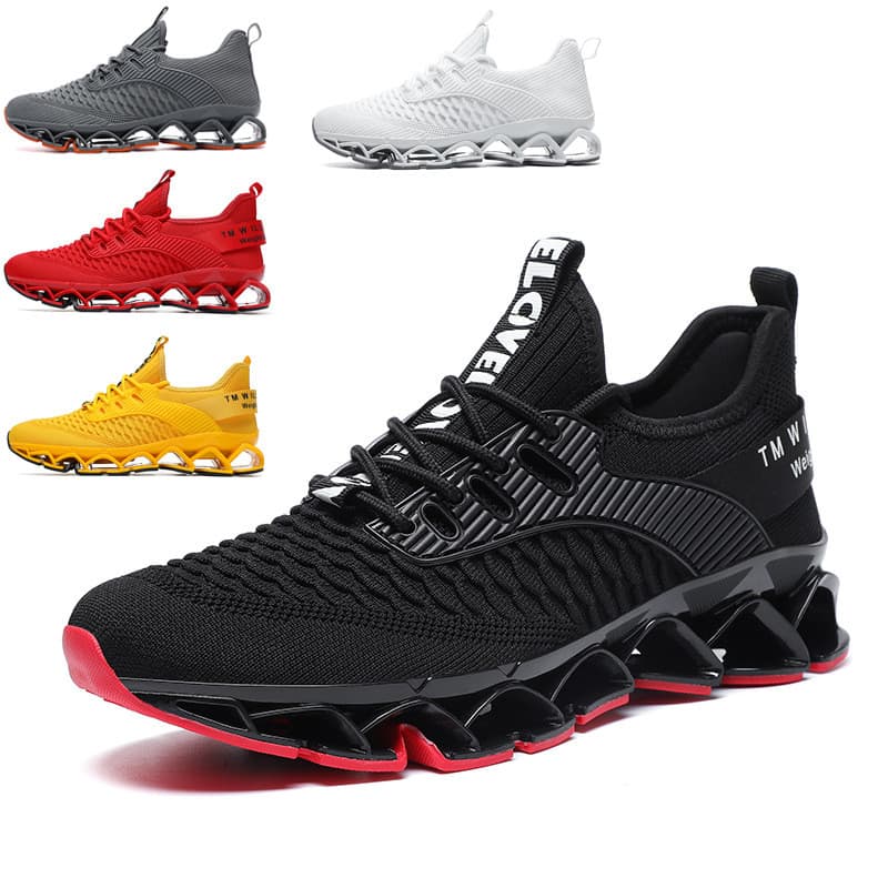 Novos tênis esportivos de verão com design de lâmina, masculinos e femininos, tênis de corrida casuais com malha, tênis 