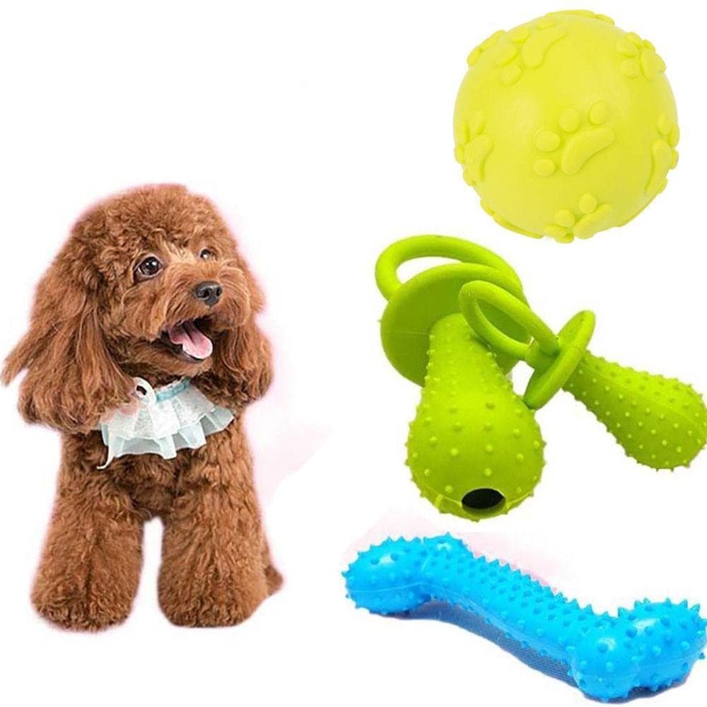 SVEICNA Brinquedo Para Cachorro , Resistente À Mordida , Brinquedos Engraçados Cães Pequenos , Filhotes , Brincar Ao Ar 