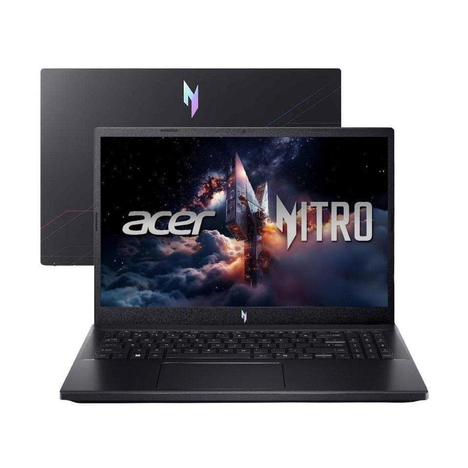 Notebook Gamer Acer Nitro V15 Intel Core i5 512GB SSD 8GB RAM 15,6" Full HD IPS Nvidia RTX 4050 6GB Linux ANV15-52-57MC