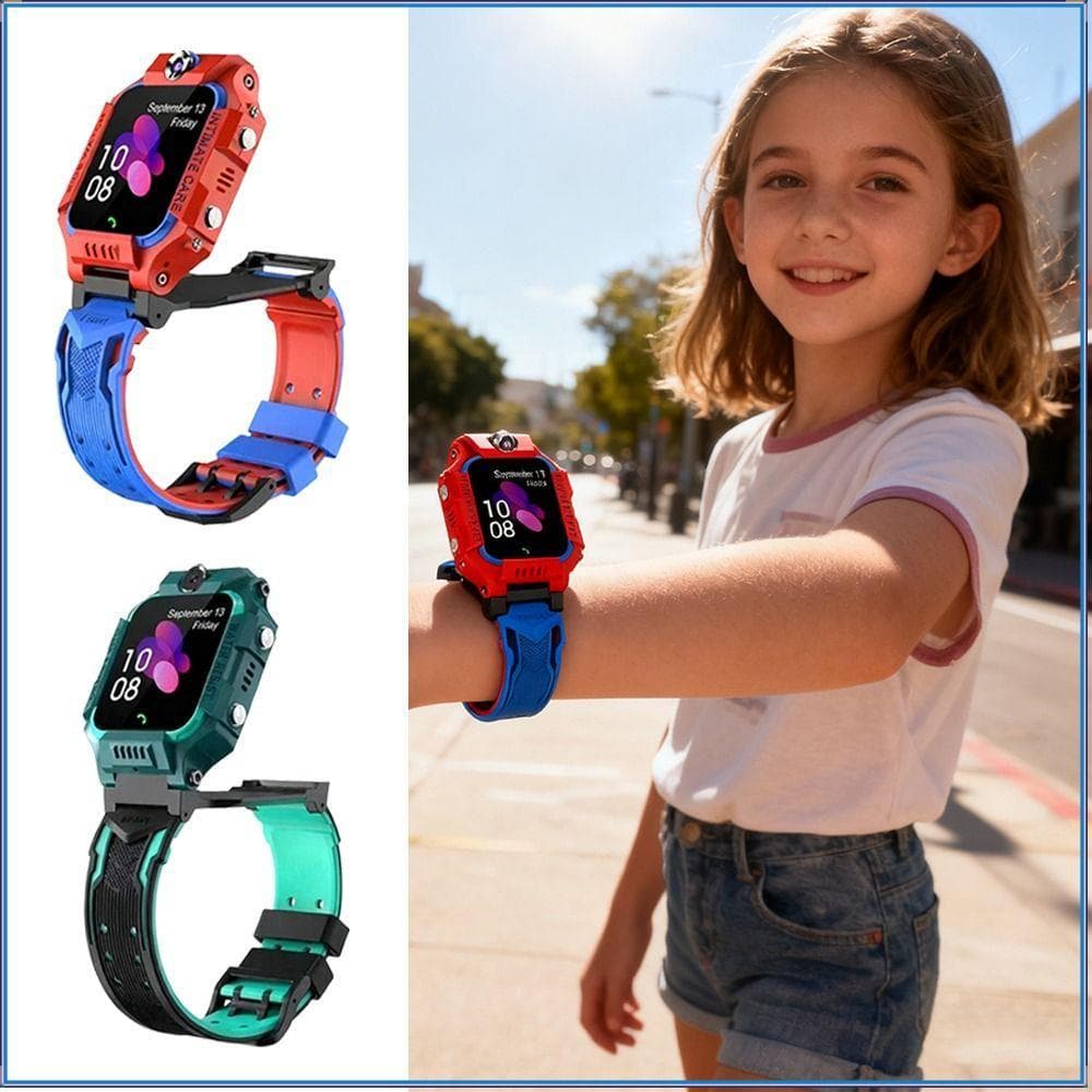 Relógios Infantis , Cartão SIM Com Câmera Dupla , Smartwatch Relógio Inteligente Infantil , Rastreamento De Pegadas IP67