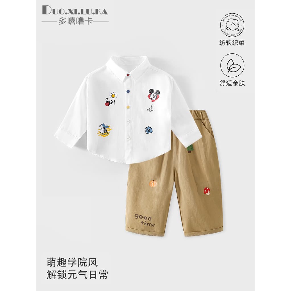 Um ano de idade vestido menino bebê 2026 menina terno bebê roupas outono menino bonito camisa bebê primavera outono nova