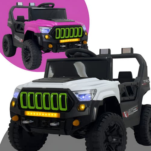 Jipe Elétrico Infantil 30kg Carrinho Elétrico Infantil 12v Controle Remoto 4x2
