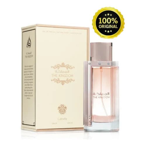 Perfume Feminino The Kingdom Lattafa 100ml Edp Original Importado Árabe Luxo Dubai