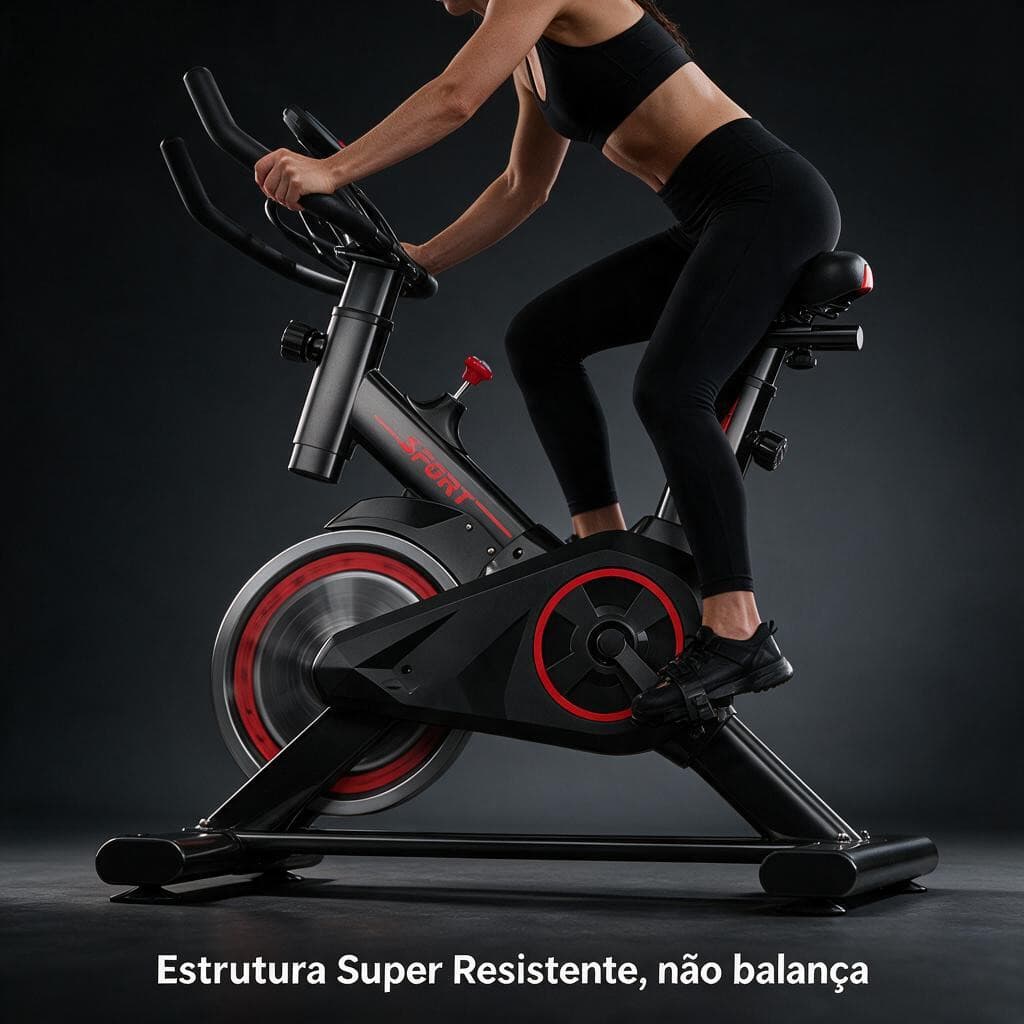 Bicicleta Ergometrica Spinning Profissional Academia Fitness 120kg