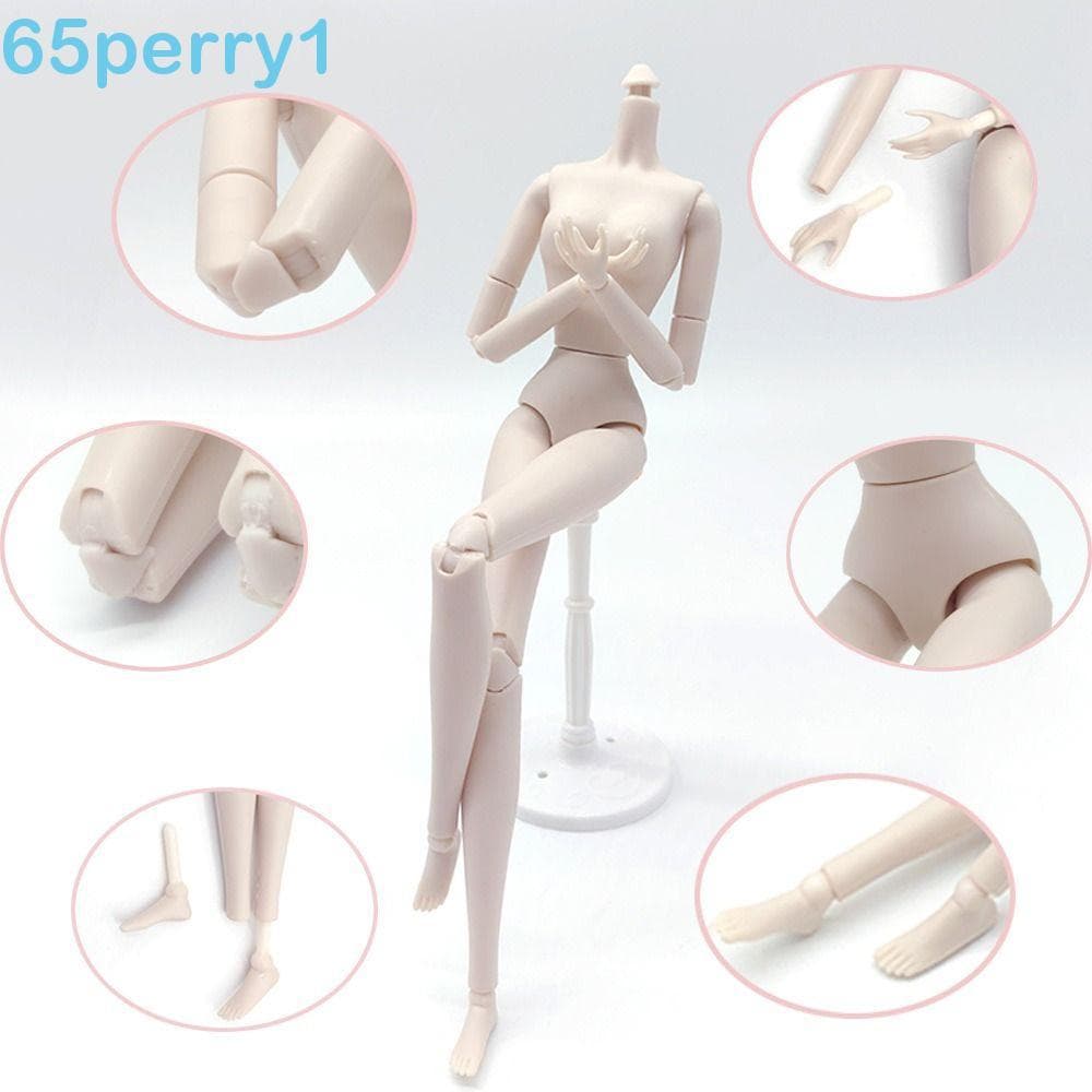 PERRY1 Bonecas BJD Nuas Articuladas , 28 Articulações 1/6 Boneca De Pele Branca Brinquedos De Nua , Multifuncional