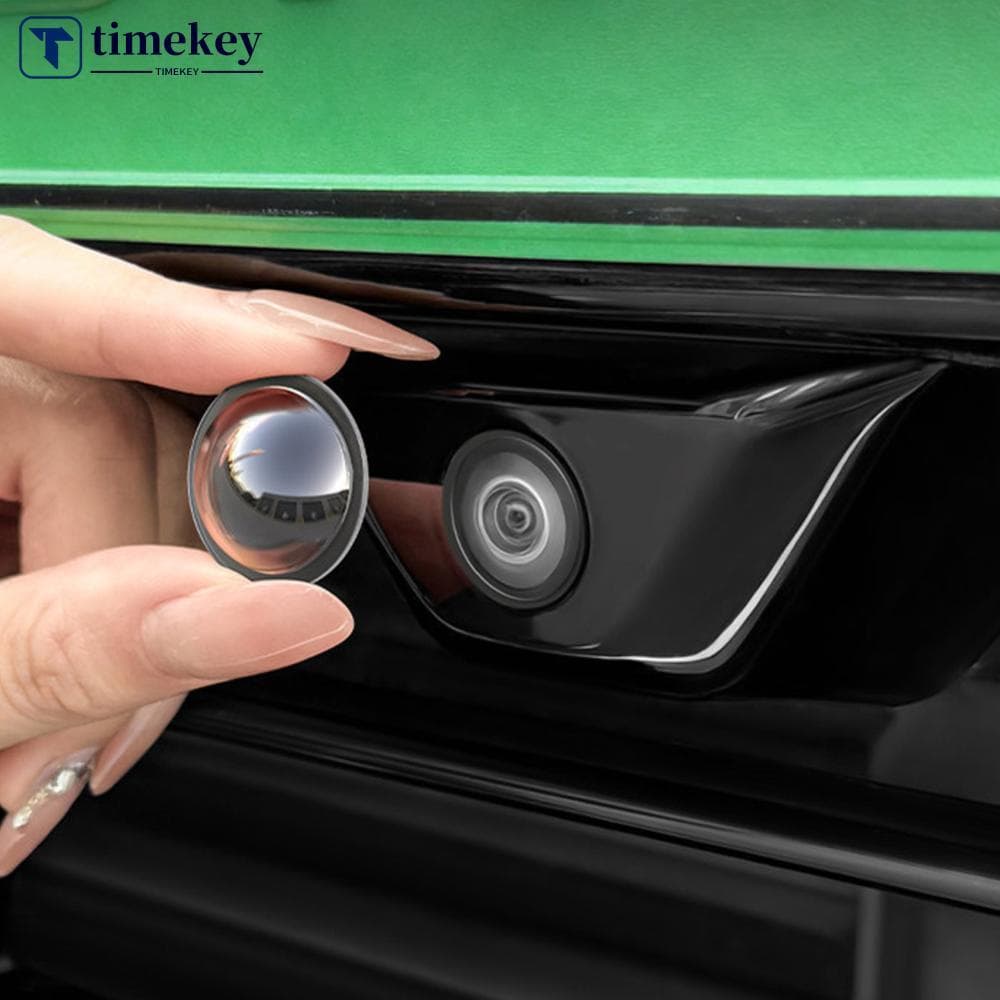 TIMEKEY 2 Pçs Frente Do Carro Câmera Traseira Capa Protetora À Prova De Poeira Ddustágua Anti-Garra HD Transparente 360 