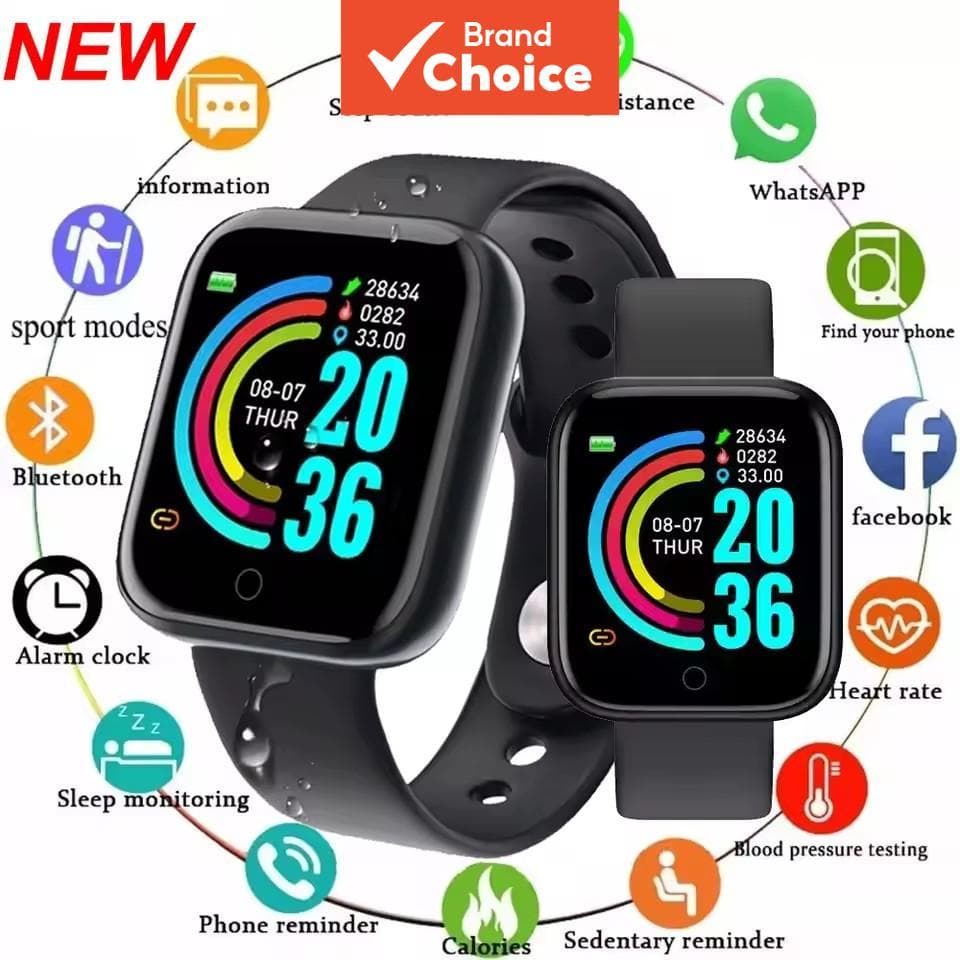Relógio Inteligente Feminino À Prova D'água, Smartwatch Masculino, Relógio Eletrônico, Relógio Fitness Infantil para