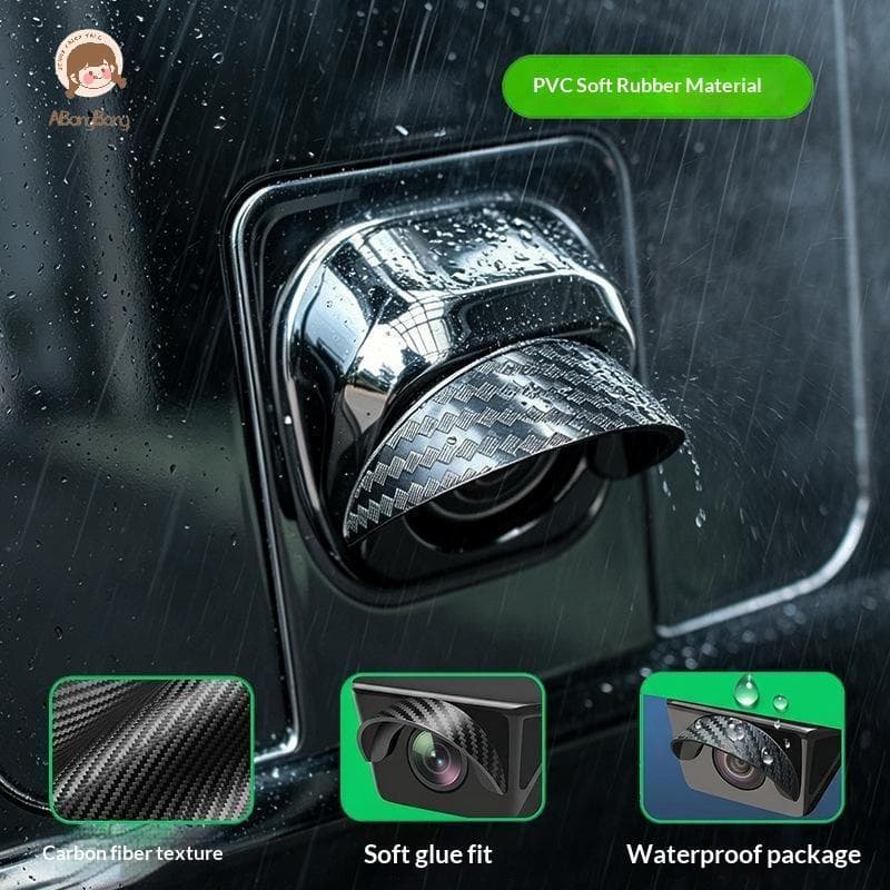 ABongBang Câmera De Visão Traseira Do Carro Viseira De Chuva Protetor Solar À Prova D'água Capuz Antirreflexo Resistente
