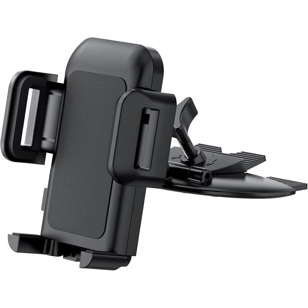 Suporte para Celular para Carro, Montagem para Celular no Slot do CD, Liberação com Um Botão, Instalação Fácil, Suporte 