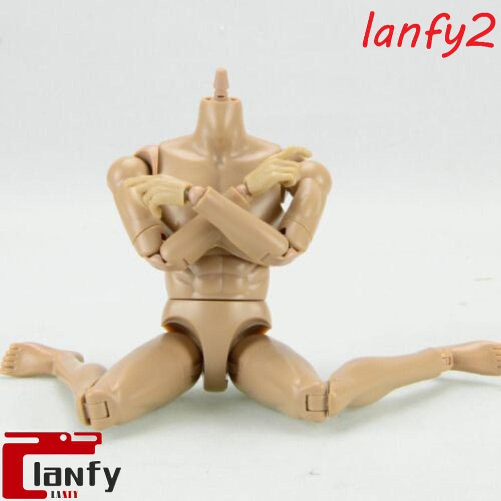 LANFY Figura De Ação Masculina , Boneca 1/6 Sólida Articulada , Bonecas BJD Nuas , Substituição Flexível Modelo