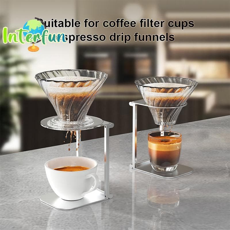 [InterfunB] Suporte Para Cafeteira , Portátil E Dobrável Máquina De Café Expresso De Escritório Com Base [Novo]