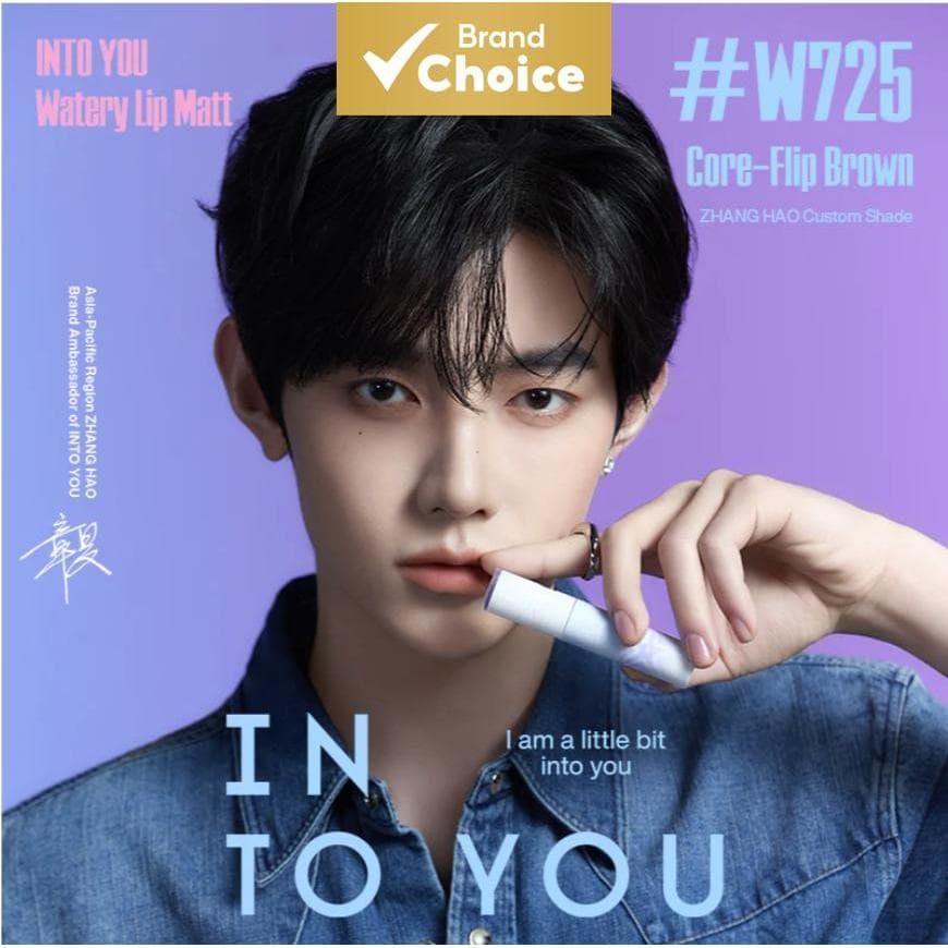 Zhang Hao Edição Limitada INTO YOU Bruma de Água Matte Batom Líquido de Longa Duração Gloss Labial