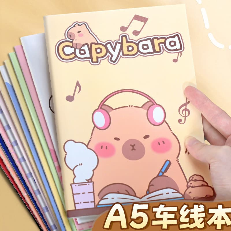 Cartoon Cute Student A5 Car Line Notebook Criativo Notebook Papelaria Presente