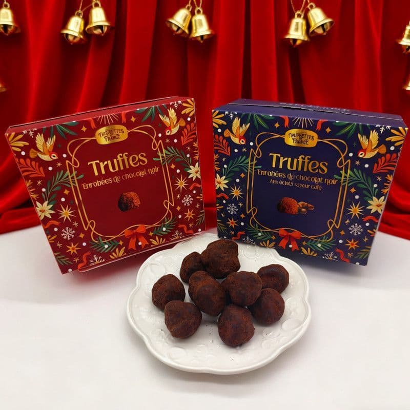 Truffettes importadas da França Truffettes Truffettes Sabor Café Sanduíche Trufa Chocolate Amargo Caixa Presente de Aniv