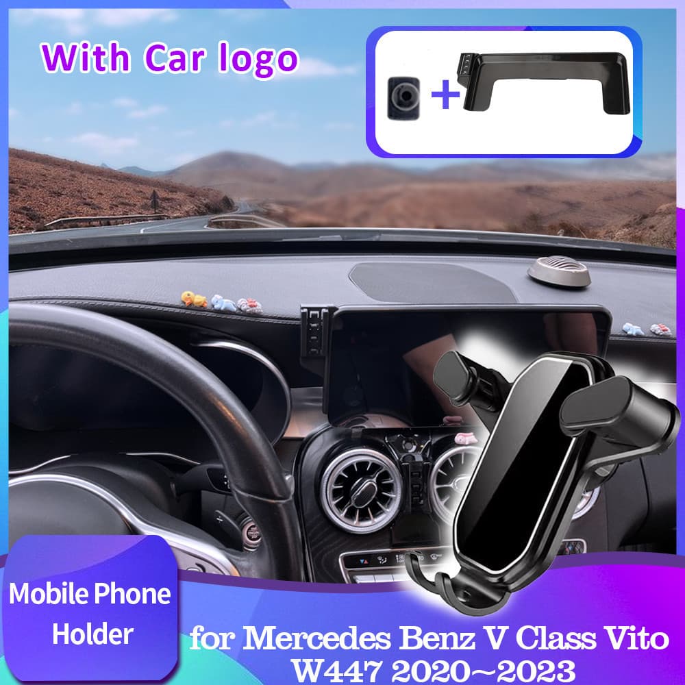 Para Mercedes Benz V Classe Vito W447 V260 Metris Valente 2020 ~ 2023 Suporte Do Telefone Carro De Ventilação Ar Clipe B