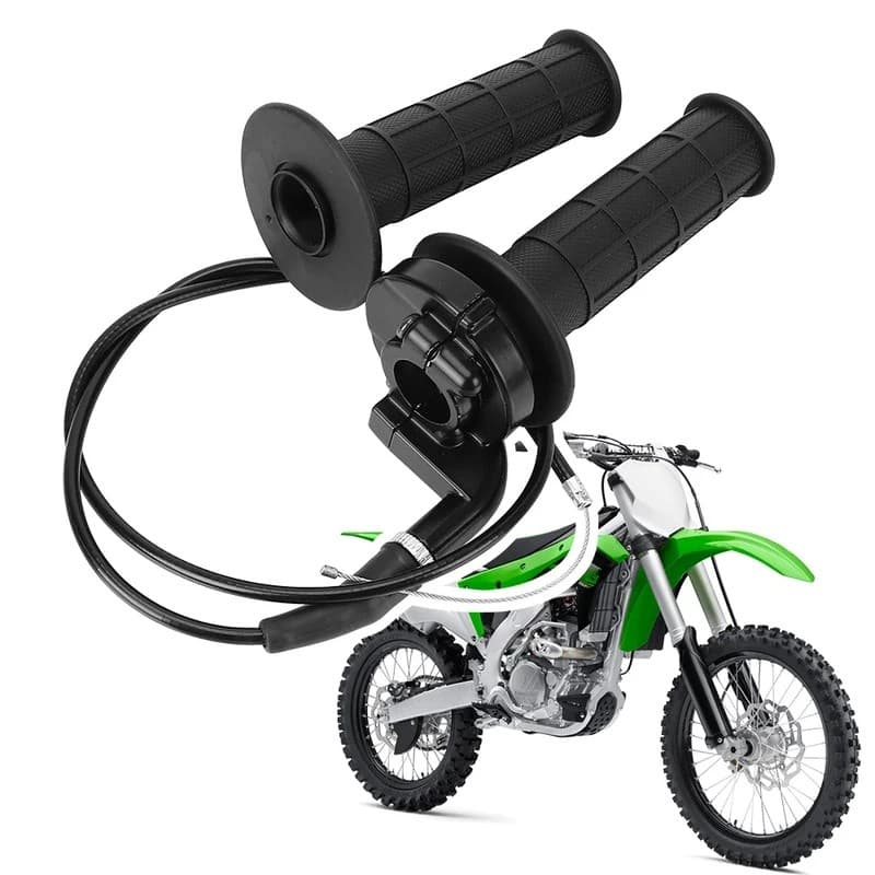 LJJ 7/8 " 22mm Apertos Da Motocicleta Acelerador Universal Lidar Com E Cabo Conjunto Barra Acessórios Moto