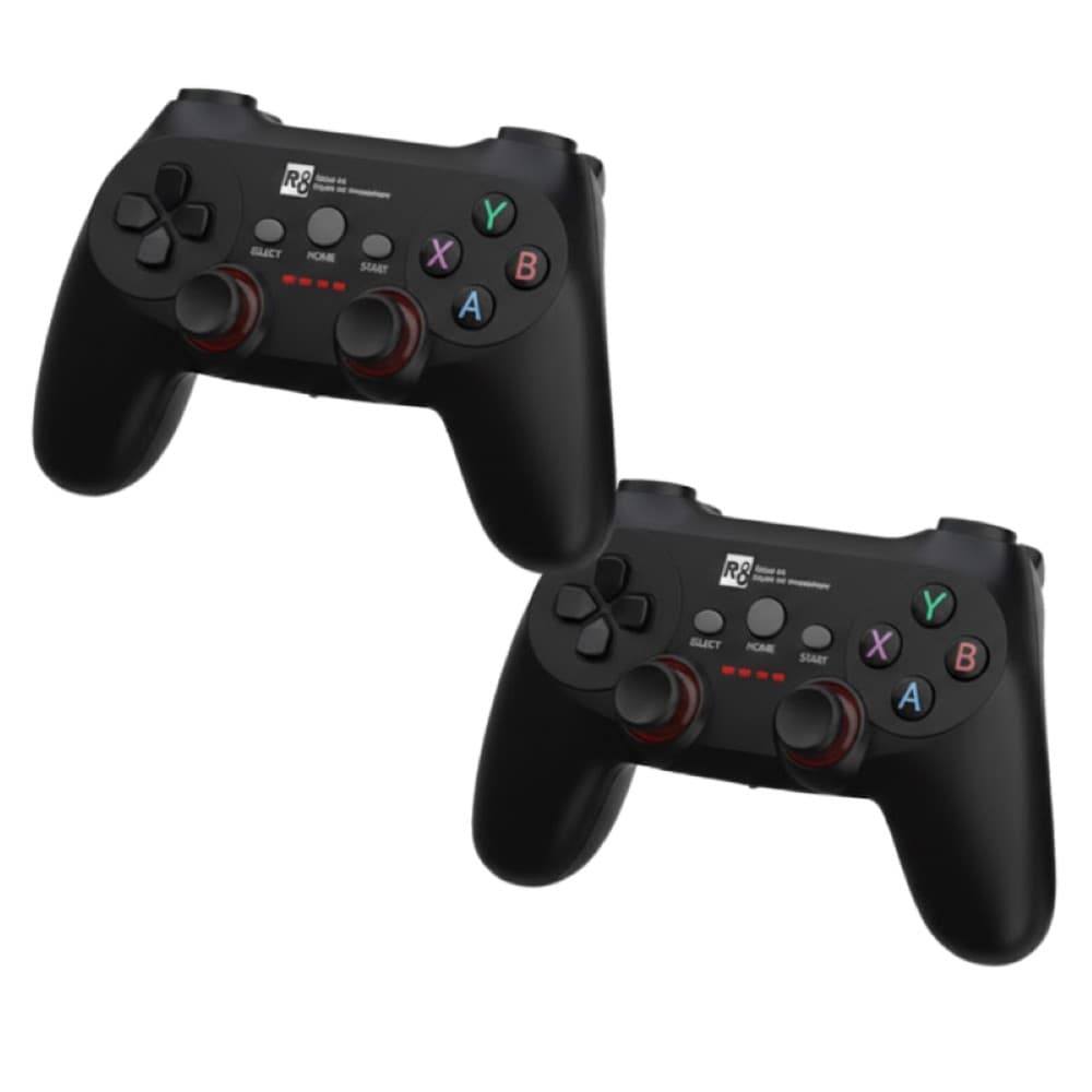 Kit 2 Controle Joystick Gamepad Bluetooth Video Game R8 GP05