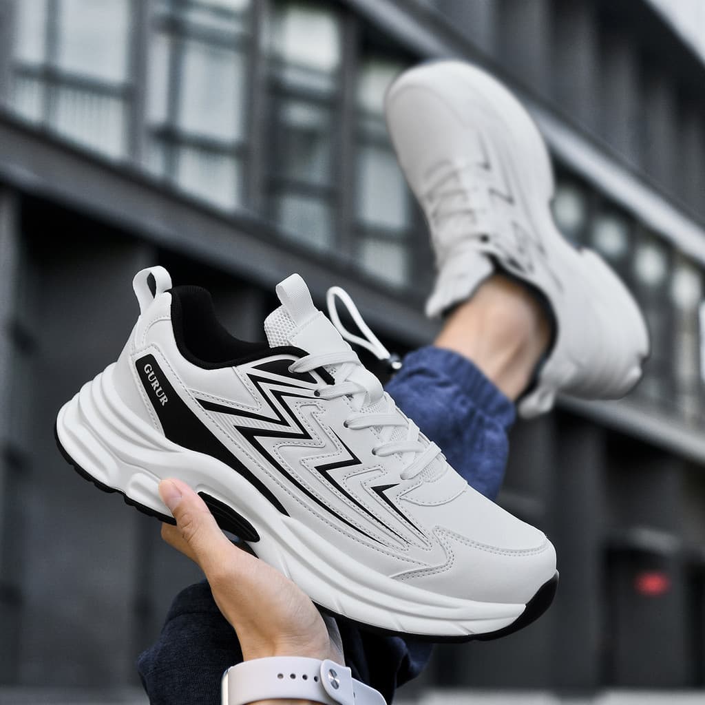 Tênis leve para atividades ao ar livre, tênis casual ultraleve para corrida de maratona, tênis esportivo estilo "dad sho