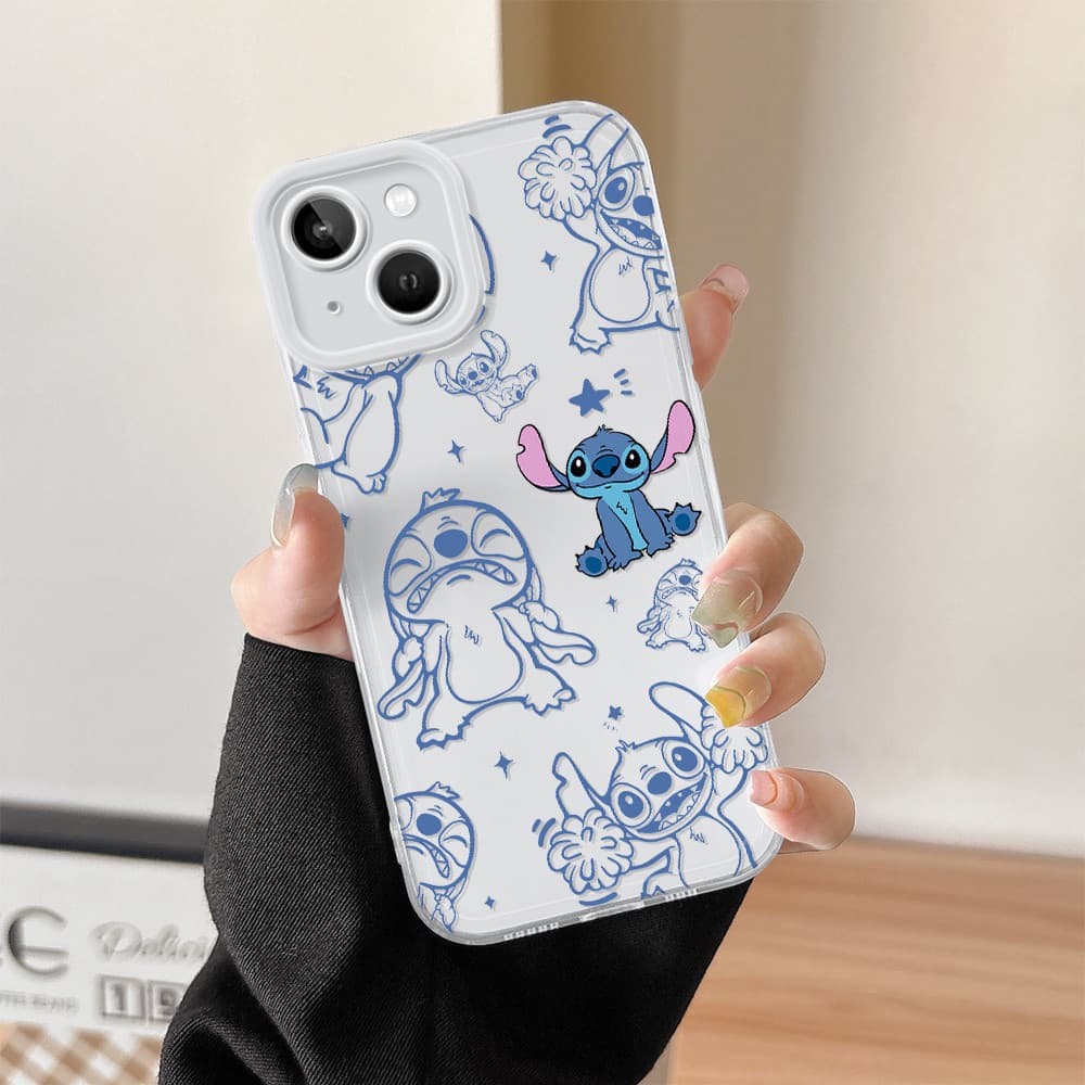 Capinha Para iPhone 13 Normal Case Fofo Airbag Macio TPU Capa De Celular 0220 TSY