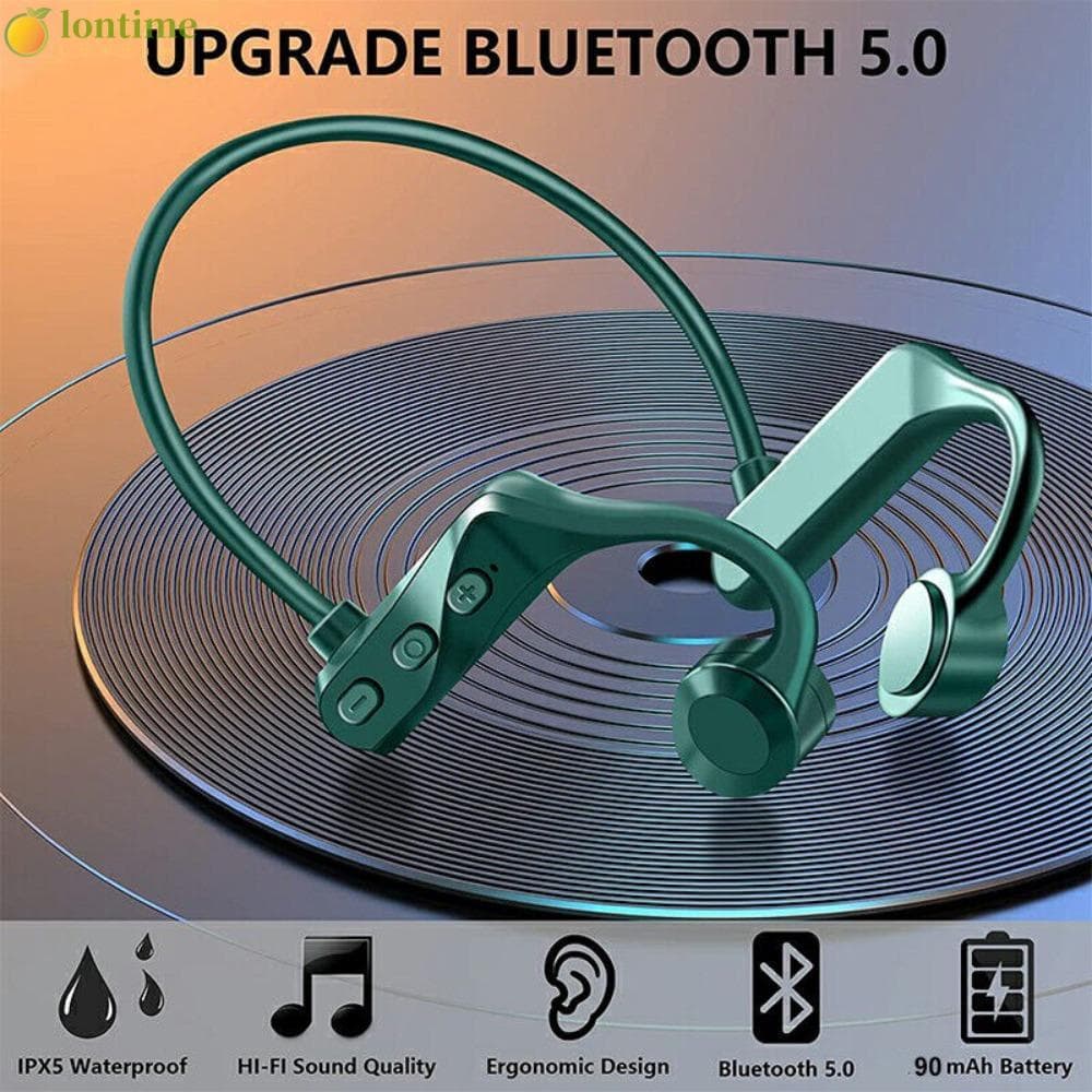Fone De Ouvido Sem Fio , Fones Bluetooth De Condução Óssea K69 , 5.0 Com Microfone Esportivo