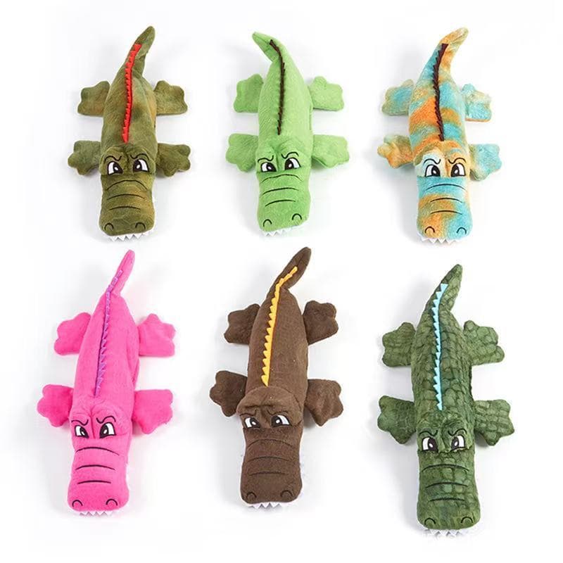 Novo produto brinquedo de pelúcia para animais de estimação, mordida de cachorro, crocodilo, brinquedo para aliviar o té