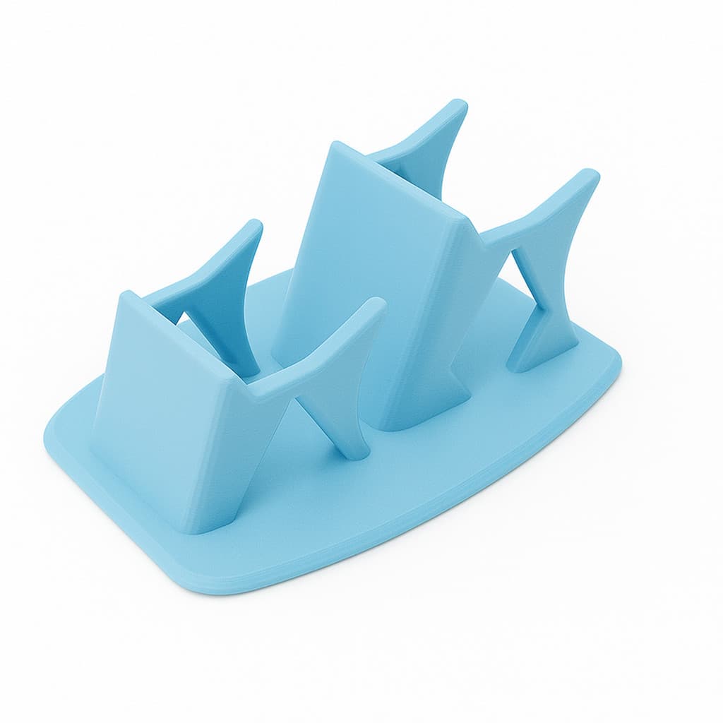 Suporte Duplo Aduze para Controle de Vídeo Game Azul