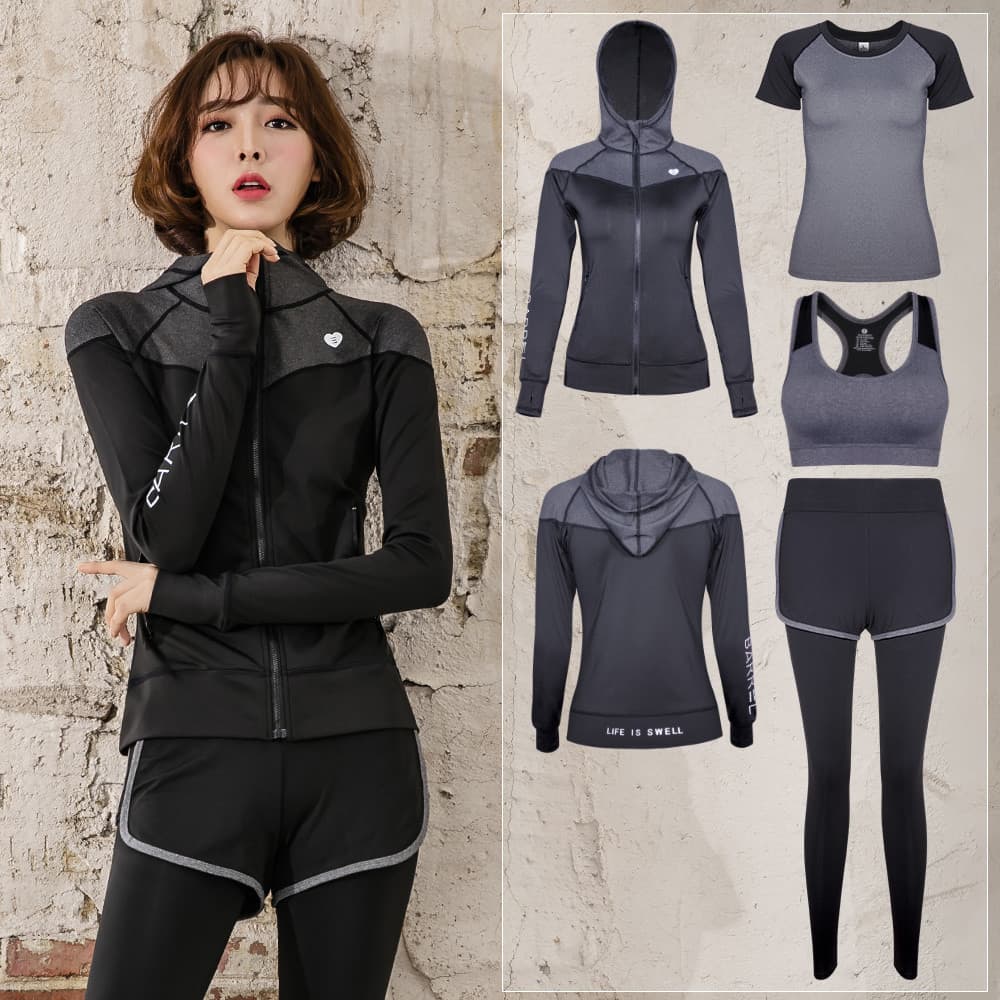 Outono inverno roupas de Yoga terno feminino exercício de salto corda de pular Fitness perda de peso roupas esportivas p
