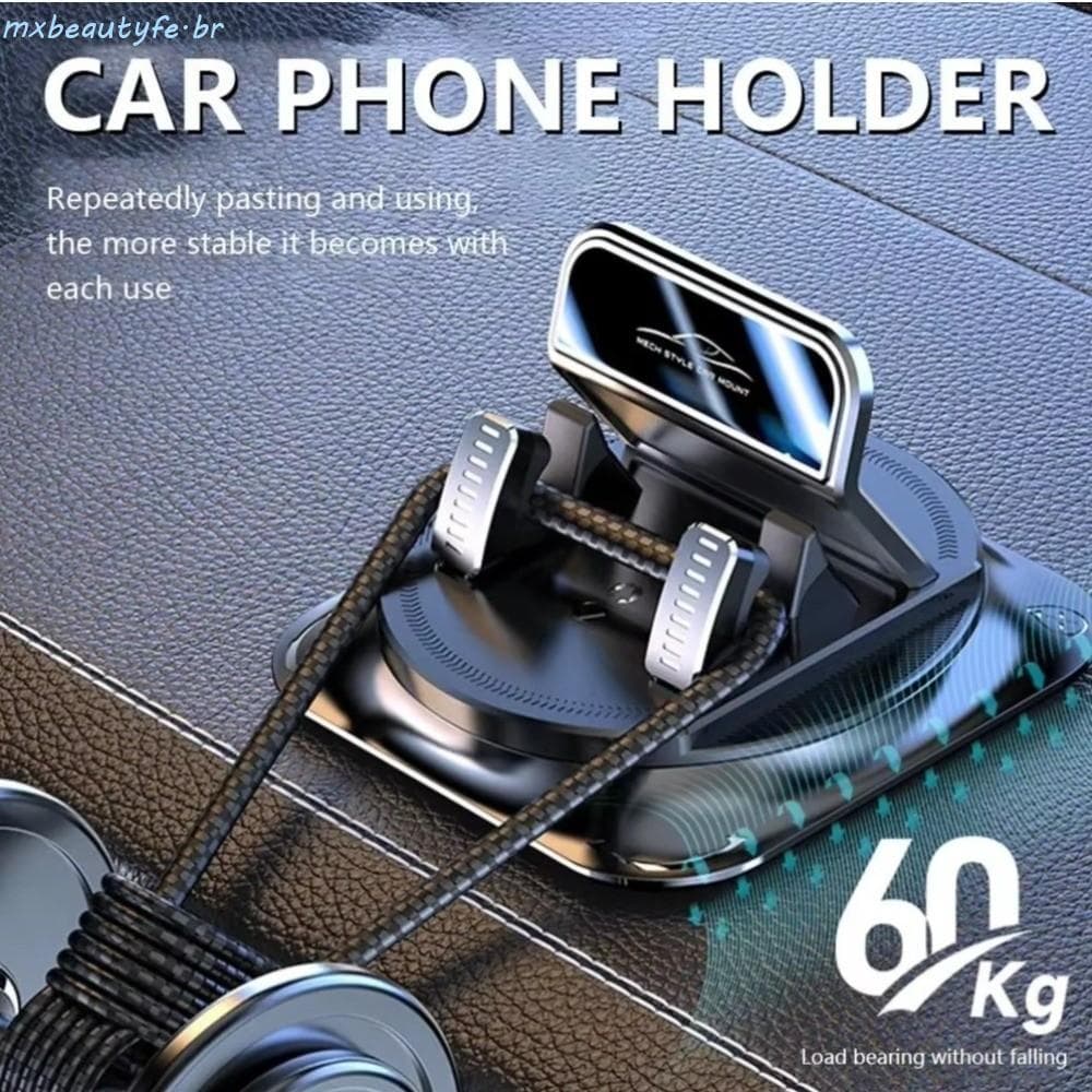 Suporte De Telefone Para Carro MXBEAUTYFE , Giratório Antiderrapante Painel De 360 Graus , Design Estável
