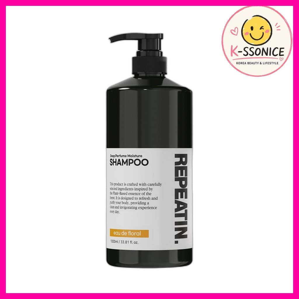 [Repetina] Shampoo Hidratante Deep Perfume , 1L , 1 Unidade/Coreano/Aroma Floral/100 % Genuíno Da K-SSONICE