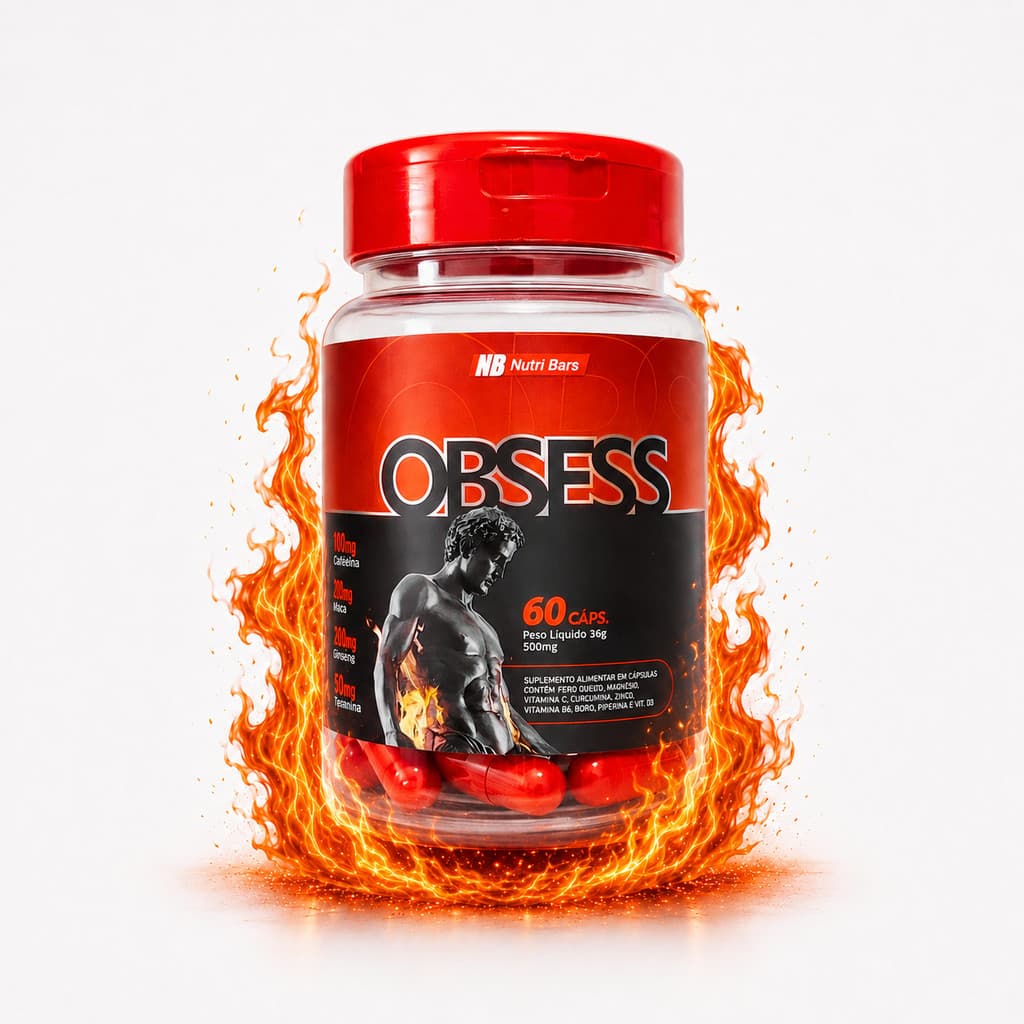 OBSESS + Energy Testo Pré Treino Ganho Massa Althea Suplementos