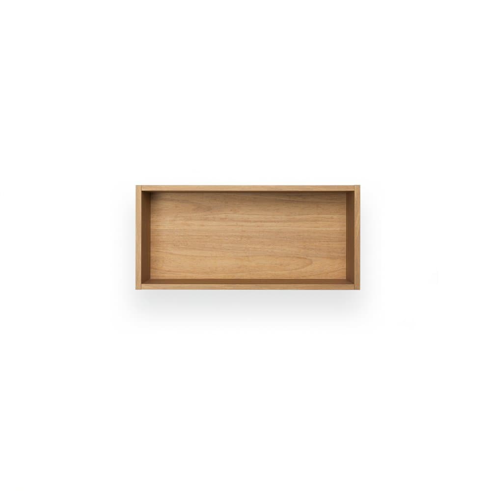 Prateleira Nicho de Parede Luna MDF Suporte Invisível para Quarto Sala Escritório - 60x18cm