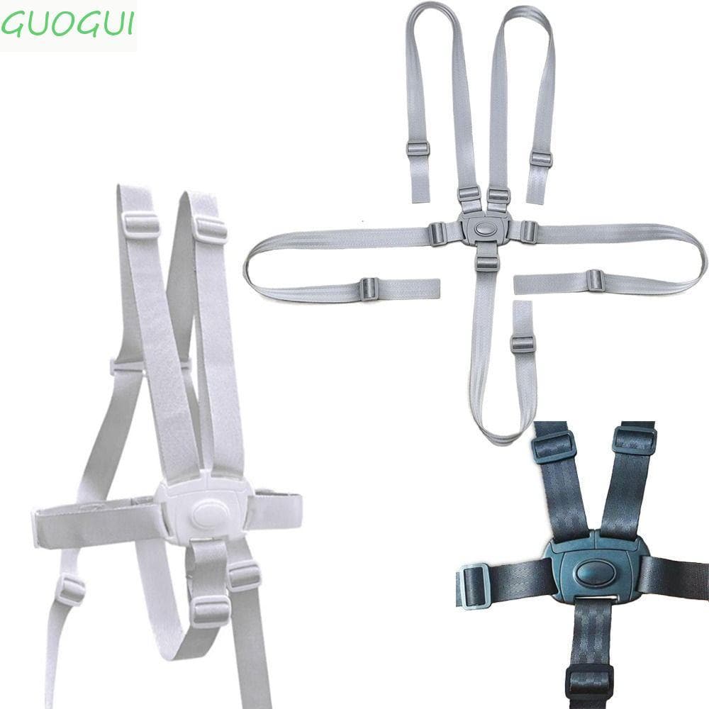 Correias Para Cadeiras Altas GUOGUI , Cinto Resistente Cadeira De Alimentação De Bebês De 5 Pontos , Faixa De Segurança 