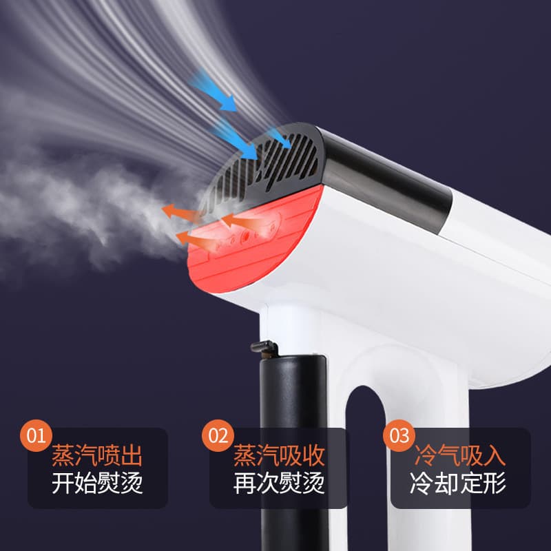 Novo estilo máquina de engomar a vapor doméstico portátil vestuário absorvente vapor pequeno ferro elétrico remoção de á