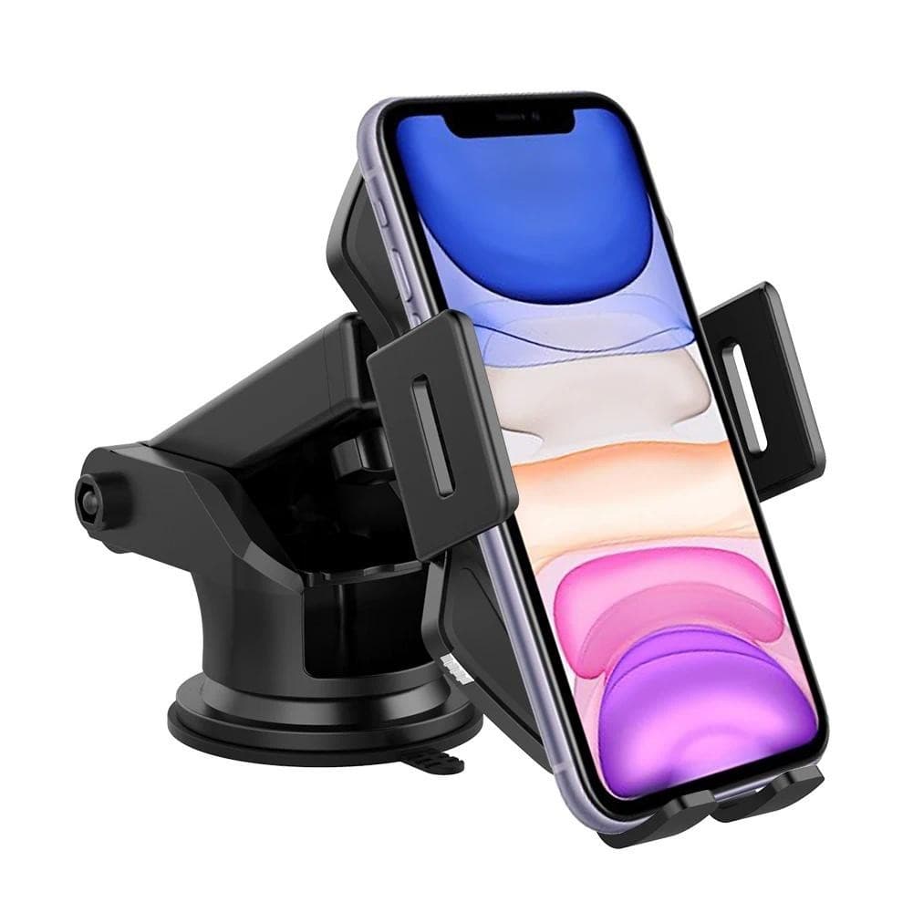 15W Carregamento Rápido Montagem Do Telefone Sem Fio Carregador De Carro Painel Suporte Fixação Automática Para iPhone 1